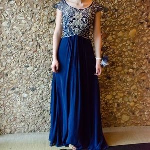 Navy Prom/Formal Dress: Poly USA by Neblon